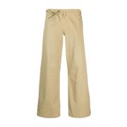 Straight Leg Cotton Gabardine Bukser