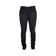 Sort Stretch Bomuld Slim-Fit Jeans