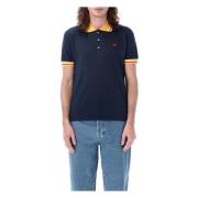 Navy Jersey Sun Polo Shirt