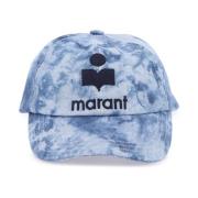 Tyron Baseball Cap med broderet logo og tie-dye print