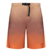 Bomuld Bermuda Shorts med Elastisk Stigning