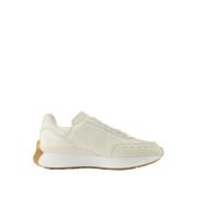 Sprint Sneakers - Beige Læder - Oversize Trend