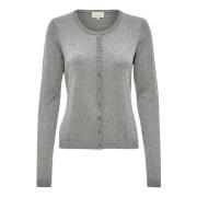 Minus - New Laura Knit Cardigan, MI1358 - Light Grey Melange