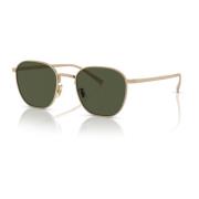 Gold Aviator Sunglasses