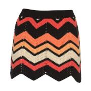 Chevron Sunset Orange Nederdel