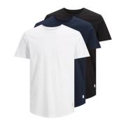 Klassisk Crew Neck T-Shirt 3 Pakke