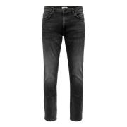 Grå Truetemp Slim Fit Jeans