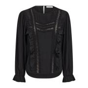 Cocouture Sunaricc Lace Blouse Bluse 35441 96-Black