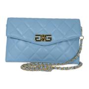 Quiltet Celeste Pochette med Double G Lukning