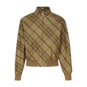 Vintage Check Windbreaker Jakke