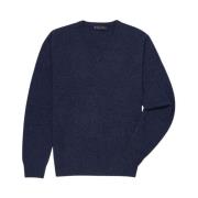 Uld og cashmere v-hals sweater