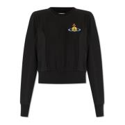 Sweatshirt med logo