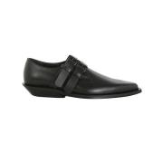 Sort Bowie Double Monk Strap Sko