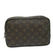 Pre-owned Canvas louis-vuitton-tasker