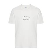 Grafisk T-shirt 24/1 Facili-Tees Hvid