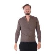 Klassisk Zip Cardigan Sweater