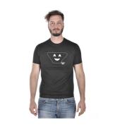 Afslappet Logo Print T-shirt