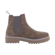 Beige Chelsea Boot Hæv Stil