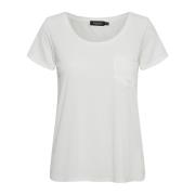 Soaked In Luxury Slcolumbine Tee Toppe & T-Shirts 30403959 Broken Whit...