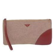 Pre-owned Canvas clutches