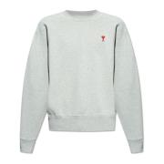 Sweatshirt med logo