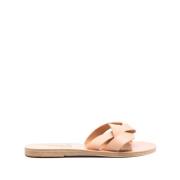 Arachne Beige Flade Sandaler Kvinder