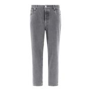 Grayscale Straight Denim Jeans