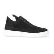 Sort Ruskind Lav Top Sneakers