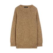 Oversized Mohair Strik med Metalfibre