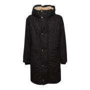 Sort Parka Jakke