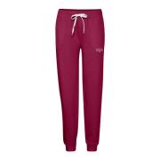 Afslappet silhuet sweatpants i Magenta