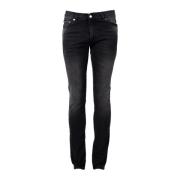 Tætsiddende Skinny Jeans med Vintage Vask