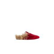 Rød Velvet Princetown Slipper