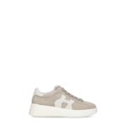 Beige Sneakers i Ruskind til Kvinder