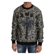 Multifarvet SAMBA Jacquard Palm Tree Sweater