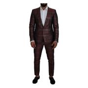 Slim Fit Bordeaux Suit