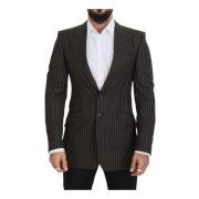 Peak Lapel Uld Blazer