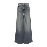 Blå Wide Leg Jeans