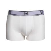 Hvid Boxer Brief Elastisk Talje Letvægt