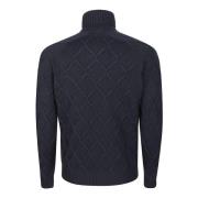 Højhalset Fletmønster Sweater