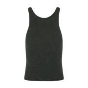 Grøn Alpaca Silke Tank Top