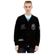 Grafisk Patch Strik Cardigan