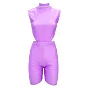 Dame Lycra Ærmeløs Jumpsuit