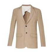 Sommer Herre Blazer Jakke Brun