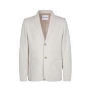 Regular Fit Bomuld/Linned Blazer