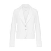 Hvid Teknisk Jersey Blazer