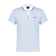 Logo-broderet Piqué Polo Shirt