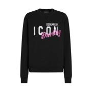 Icon Darling Sweatshirt Rund Hals Løs Pasform