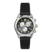 V-Chrono Chronograph Ur Sort Silikone