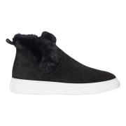 Sort Pelskant Slip-On Sneakers